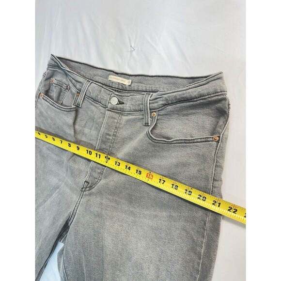 LEVI'S LEVI RIBCAGE STRAIGHT ANKLE BUTTON FLY DENIM JEANS WOMENS PLUS SIZE 18 W - Picture 5 of 6